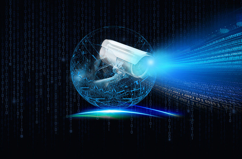 Three power supply modes of security monitoring